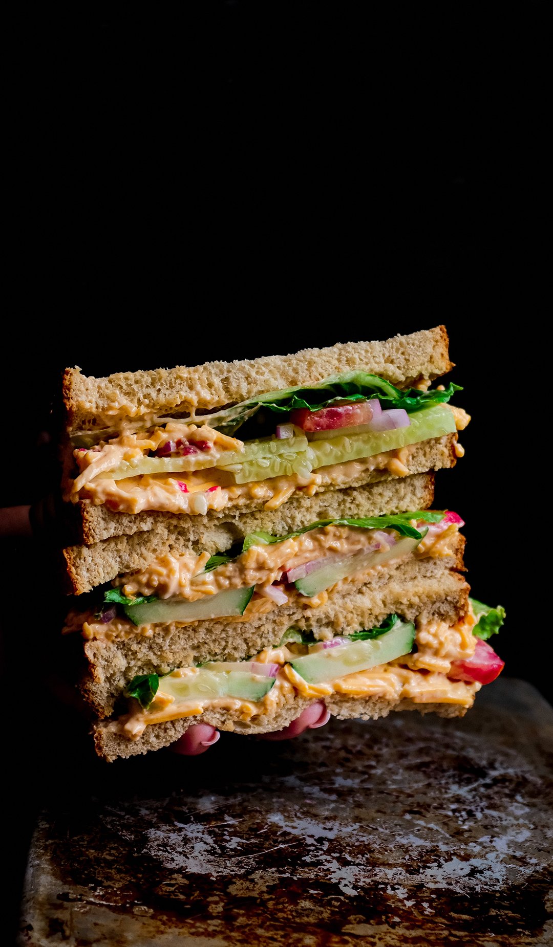Aachari Pimento Cheese Sandwich &ndash; Duke's Mayo