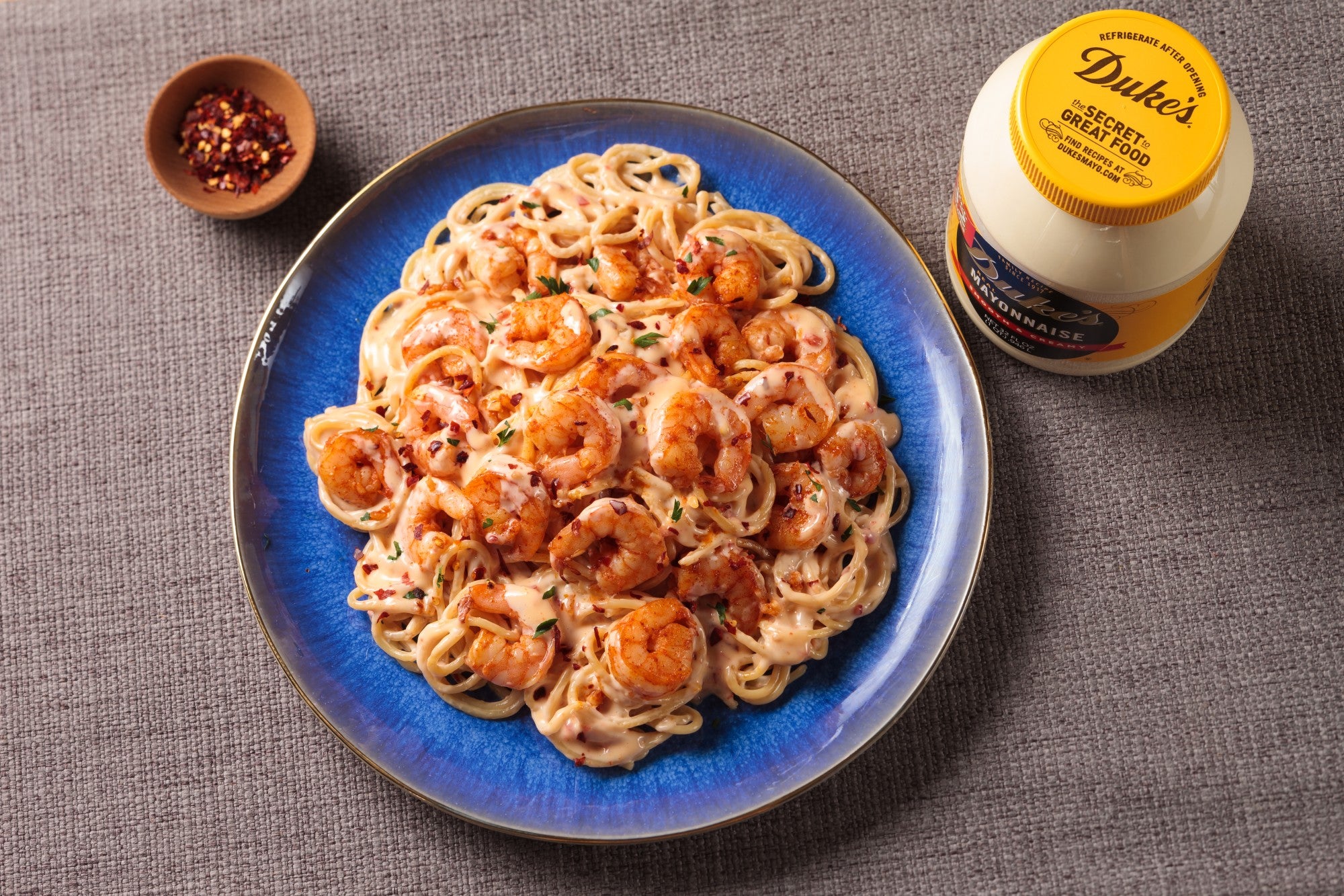 Pow Pow Shrimp Pasta &ndash; Duke's Mayo