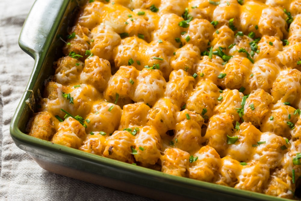 Cheesy BBQ Potato Puff Casserole – Duke's Mayo