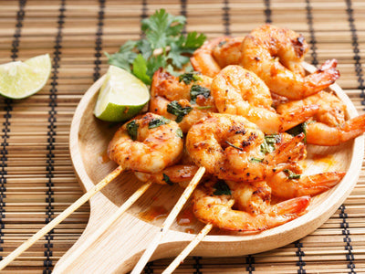 Sriracha Shrimp Kebabs