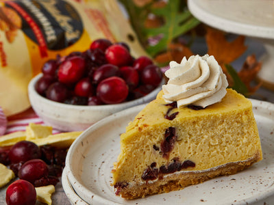 Cranberry White Chocolate Cheesecake
