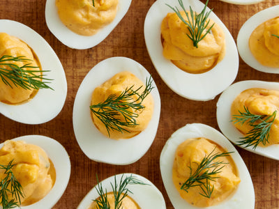 Horseradish Deviled Eggs