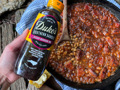 BBQ Pork Belly Baked Beans