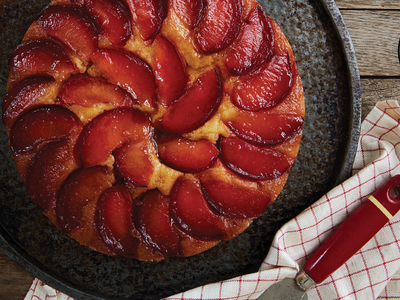 Plum Upside-Down Cake