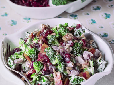 Creamy Cranberry Broccoli Salad