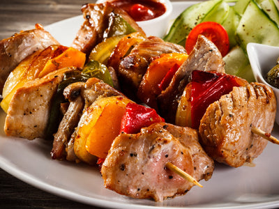 Garlic Herb Chicken Kebabs