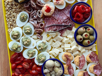 Antipasta Deviled Eggs