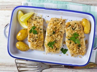 Panko-Topped Baked Fish