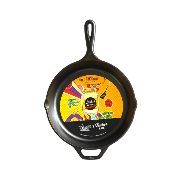 10.25 Inch Seasoned Duke's Mayo x Lodge Cast Iron Skillet