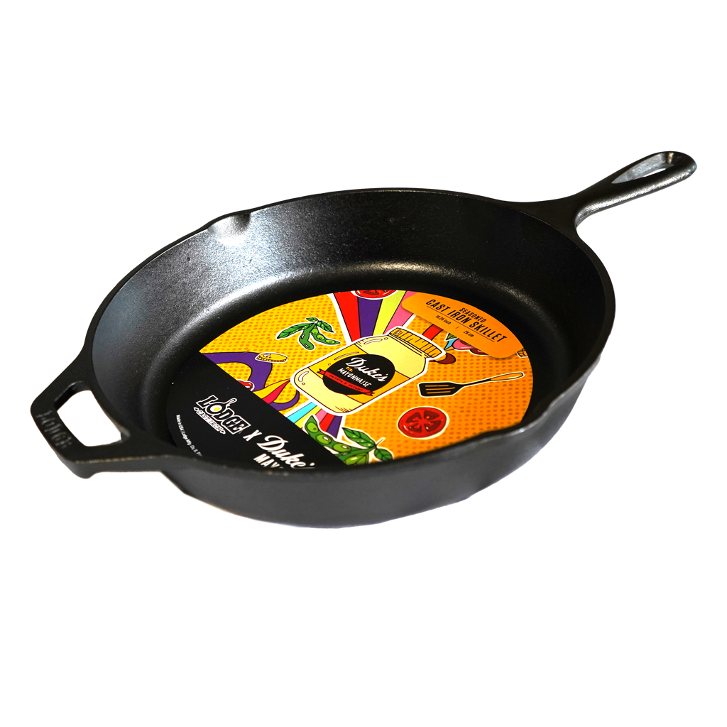 10.25 Inch Seasoned Duke's Mayo x Lodge Cast Iron Skillet