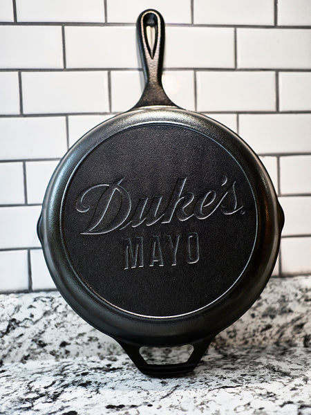 10.25 Inch Seasoned Duke's Mayo x Lodge Cast Iron Skillet