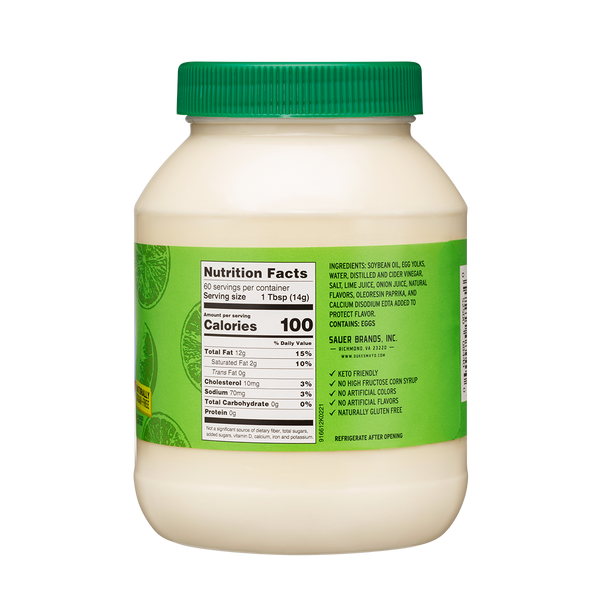 Hint of Lime Mayonnaise