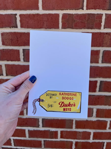 Duke's Holiday Card, Santa